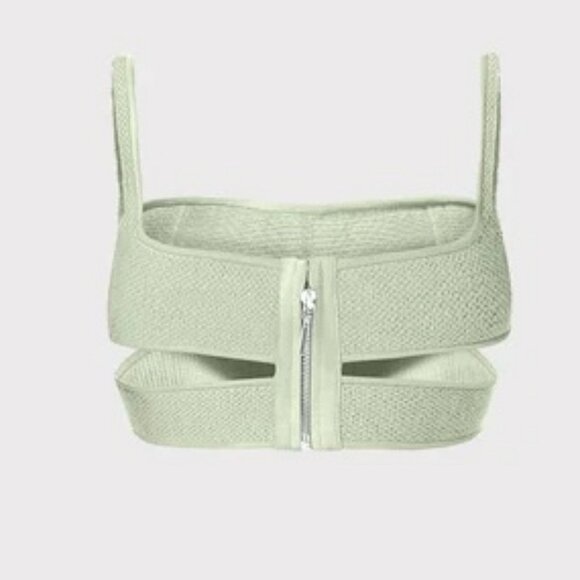 Herve Leger Double Knit Bra Top Sz S $990 - Picture 2 of 7